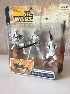 CLONE TROOPER ARMY WHITE - ARMY OF THE REPUBLIC - STAR WARS - CLONE WARS - 2003 - Imagen 1 de 2