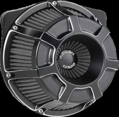 Kit de purificador de aire invertido biselado negro Harley Seventy Two 12-17 AN Foto 1 de 3