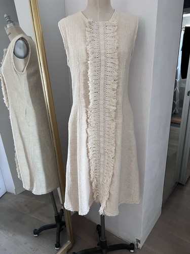 OFF WHITE Abito Tweed Off White Frigo Zara S