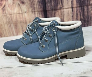 Route 66 Womens Blue Chamois Ankle Boot Size 8 - Picture 1 of 9