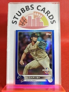 2022 TOPPS OPENING DAY BASEBALL BLUE FOIL YU DARVISH SAN DIEGO PADRES #18