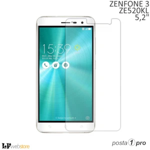 PELLICOLA IN VETRO TEMPERATO PER ASUS ZENFONE 3 ZE520KL 5,2" - Posta1PRO - Foto 1 di 1