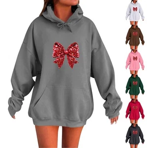 Women's Hoodies Sweatshirts Clothes Teen Girl Casual Sweater Pullover Fashion - Picture 1 of 33