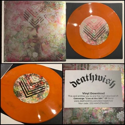 CONVERGE Live At The BBC 7" Orange Vinyl-The Dillinger Escape Plan Botch Nails - Image 1 of 4