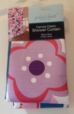 Home Idea Splash Bath Oxford Weave Fabric Shower Curtain New