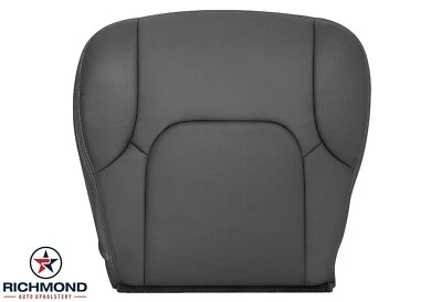 Cubierta de asiento de cuero inferior del lado del conductor gris oscuro para Nissan Pathfinder 2008 2009 Foto 1 de 4