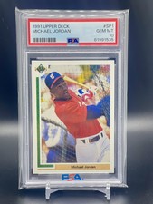 1991 UPPER DECK MICHAEL JORDAN #SP1 CHICAGO WHITE SOX PSA 10 GEM MINT