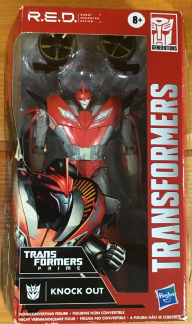 In Stock Hasbro Transformers RED Series TFP KNOCK OUT 6 Inch