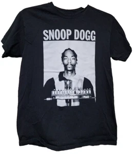 Snoop Dogg Summer Tour 2016 Black Mug Shot T-Shirt Size M Rap Band - Picture 1 of 6