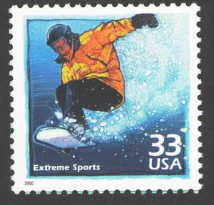 US. 3191d. 33c. Extremsport. Jahrhundert feiern. postfrisch. 2000 - Bild 1 von 1