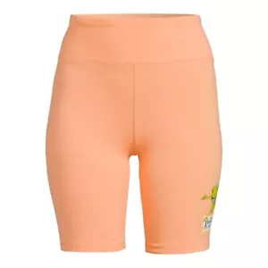RUGRATS Juniors S 3-5 Snoopy Graphic Biker Shorts color Peach Jelly NEW - Picture 1 of 10