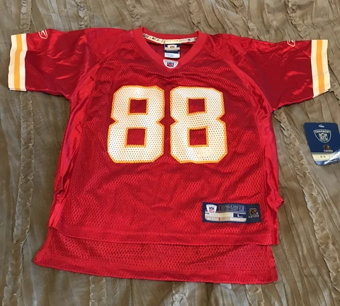 TONY GONZALEZ Kansas City CHIEFS Replica REEBOK Little Boys L 7 Jersey NFL New Cover
