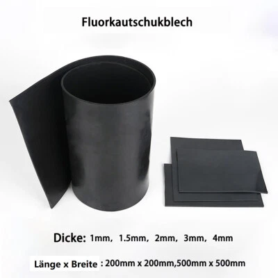 Corte goma caucho fluorado FKM 75°Sh bases ácidas aceite grasa gasolina hasta 260°C - Imagen 1 de 4