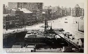 RPPC Crawford Street Bridge - Providence RI - Postcard View 1903 - Picture 1 of 6