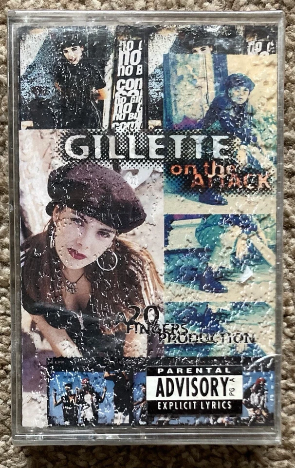 Gillette - On The Attack (Cassette P/A 1994) NEW OLD STOCK STILL SEALED  - Image 1 of 3
