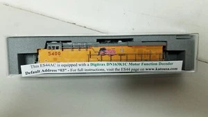 Union Pacific RR GE Diesel ES44AC #5400 KATO 176-8954 Digitrax DCC N Scale - Bild 1 von 5