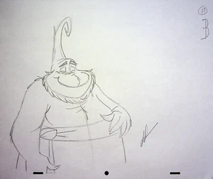 Green Eggs & Ham Production Art LEN SIMON Hand Drawn Layout Pencil Dr. Seuss #NN - Picture 1 of 2