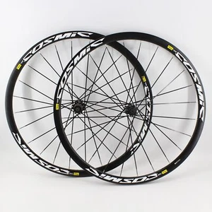 700C Clincher Rims Cyclocross Wheelset Travel Bike Road Bicycle Trial Disc Brake - Picture 1 of 12