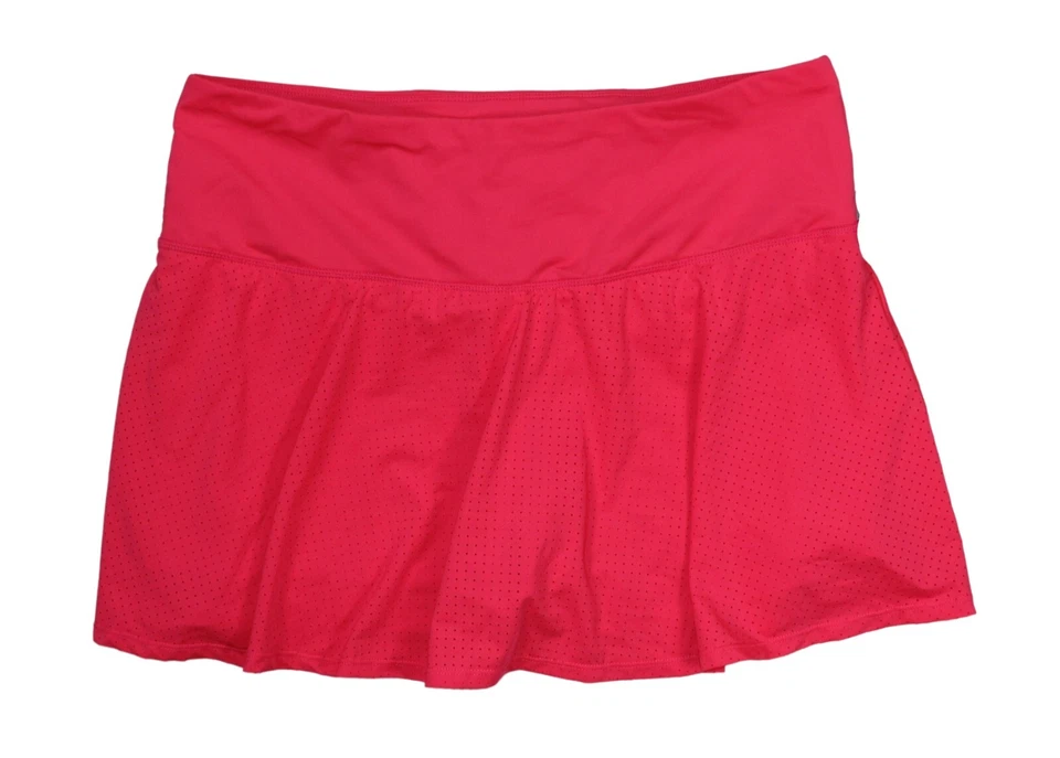 Ideology Perforated Performance Women's Athletic Skort XL NWT Flamenco Pink - Image 1 of 1