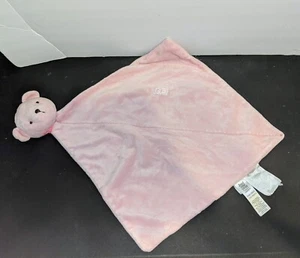 Carter’s Just One Year Pink Teddy Bear Rattle Plush Lovey Security Blanket - Picture 1 of 2