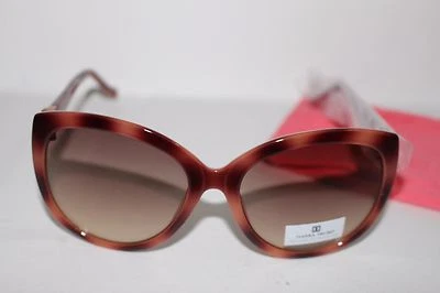 Óculos de sol feminino Ivanka Trump, IT 058 79, armação rubi, lente marrom coleção rara - Imagem 1 de 4