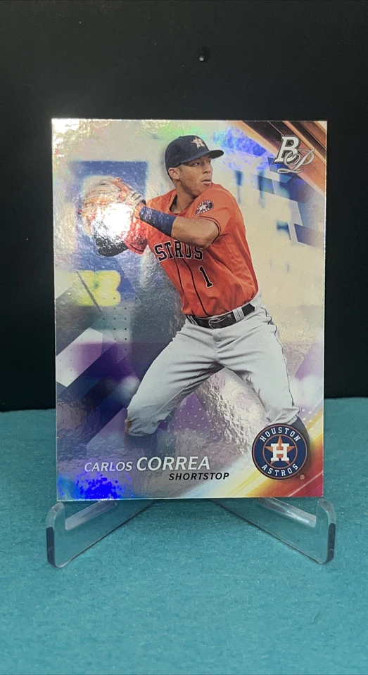 2017 Bowman Platinum Carlos Correa #45 - Image 1 of 4