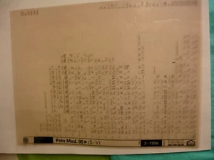 Ersatzteilkatalog Microfish Microfilm Polo Mod.95 in Deutsch - Bild 1 von 1