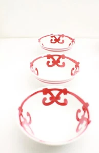 Hermes Balcon du Guadalquivir Porcelain Tableware set of 3 small bowls - Picture 1 of 8
