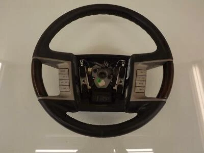 07 Volante Lincoln MKZ cuero negro plata grano madera FX1004T445490 OEM Foto 1 de 4