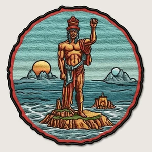 Parche de Dios Azteca Aplique de Hierro Civilización Antigua Insignia Mitología Diosa - Imagen 1 de 12