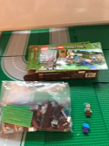 LEGO- MINECRAFT- THE IRON GOLEM- 21123- 100% COMPLETE W/ BOX - Picture 1 of 6