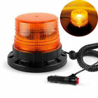 1/2 SZTUK LED Okrągła lampa ostrzegawcza Migające światło Magnes 12V-80V 12W Samochód ciężarowy