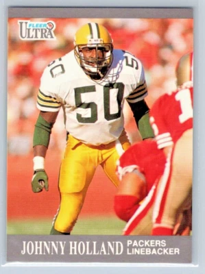 1991 Fleer Ultra Football - Johnny Holland - Green Bay Packers - Base - #173 - Image 1 of 2