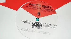 PRETTY RICKY ""NOTHING BUT A NUMBER / CALL ME"" 2005 12" VINYL PROMO SELTEN - Bild 1 von 2