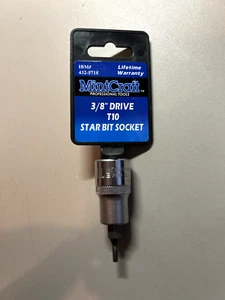 MintCraft 3/8" Drive T10 Star Bit Socket - 432-5718 - Picture 1 of 2