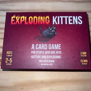 Exploding Kittens Kartenspiel - KOMPLETT - Bild 1 von 4