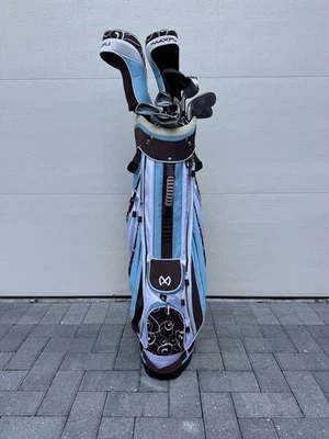 Womens Maxfli Revolution Right Handed Golf Set 10 Clubs With Bag & Rain Cover - Image 1 of 4