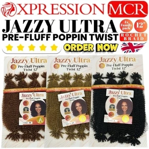 Jazzy Ultra Pre-Fluff Poppin Twist 12" Zoll UK Verkäufer - Bild 1 von 7
