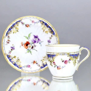 KPM Berlin: Kaffeetasse Breslauer Stadtschloss, Tasse, Gedeck, Rocaille, cup - Bild 1 von 11