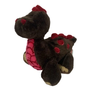 GANZ Webkinz Cocoa Dinosaur 8" Bean Bag Plush Stuffed Animal Toy No Code HM338 - Picture 1 of 7
