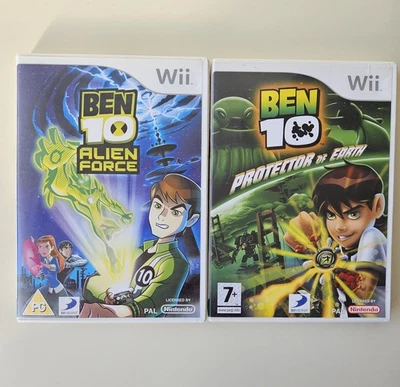Nintendo Wii Ben 10 Protector of Earth Game & Ben 10 Alien Force - Image 1 of 4