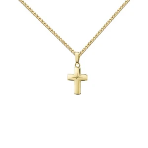 Kleines Taufkreuz Goldkreuz Anhänger Gold 750 mit Kette oder ohne Kette wählbar - Bild 1 von 53