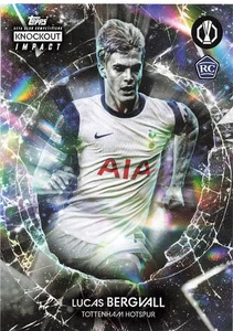 Lucas Bergvall RC Tottenham Hotspur Impact 2024/25 Topps knockout UCC - Picture 1 of 3