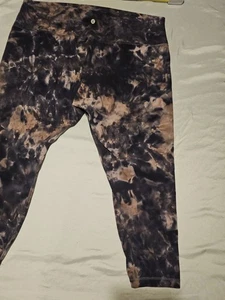 Pantalón de tiro alto Lululemon talla grande 20 Align teñido diamante grafito rosa  - Imagen 1 de 4