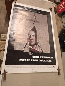 Original 1979 Rolled Clint Eastwood “Escape From Alcatraz” Movie Poster 27” X 41 - Picture 1 of 3