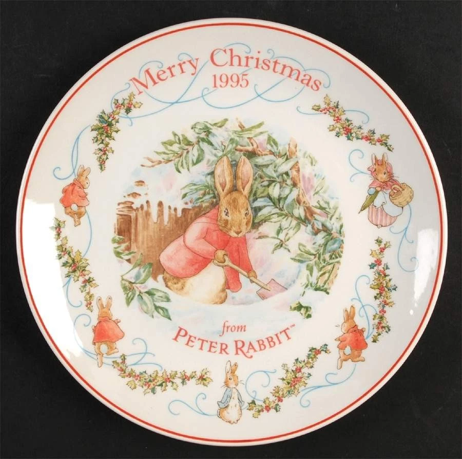 Wedgwood Peter Rabbit - Plato de Navidad 1995 - Peter Rabbit - Sin caja 1185356 Foto 1 de 1
