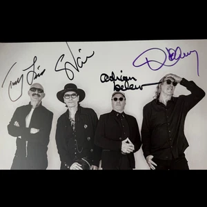 BEAT VIP Package Poster Signed by Danny Carey/Tony Levin/Steve Vai/Adrian Belew! - Picture 1 of 6