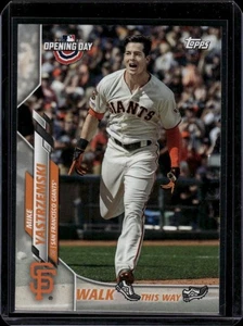 2020 Topps Opening Day Walk this Way #WW-25 Mike Yastrzemski SF Giants SSP Card - Bild 1 von 2