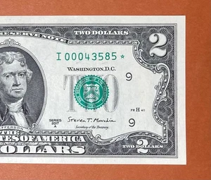 I 00043585 * : 160K 2 $ Zwei Dollar Schein 2017A Star Note (Minneapolis/I/9) *UNC* - Bild 1 von 3