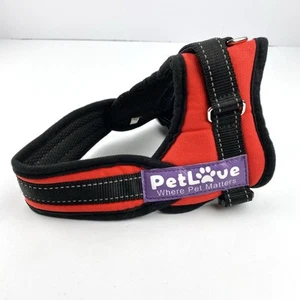 PetLove No Pull Hundegeschirr rot XS | gepolstert, verstellbar, bequeme Passform - Bild 1 von 6